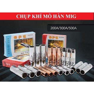 Chụp khí mỏ hàn mig 14ak 15ak 24kd 25ak 200 36kd 501d 350a 500a blackwolf phụ kiện máy hàn mig linh kiện má