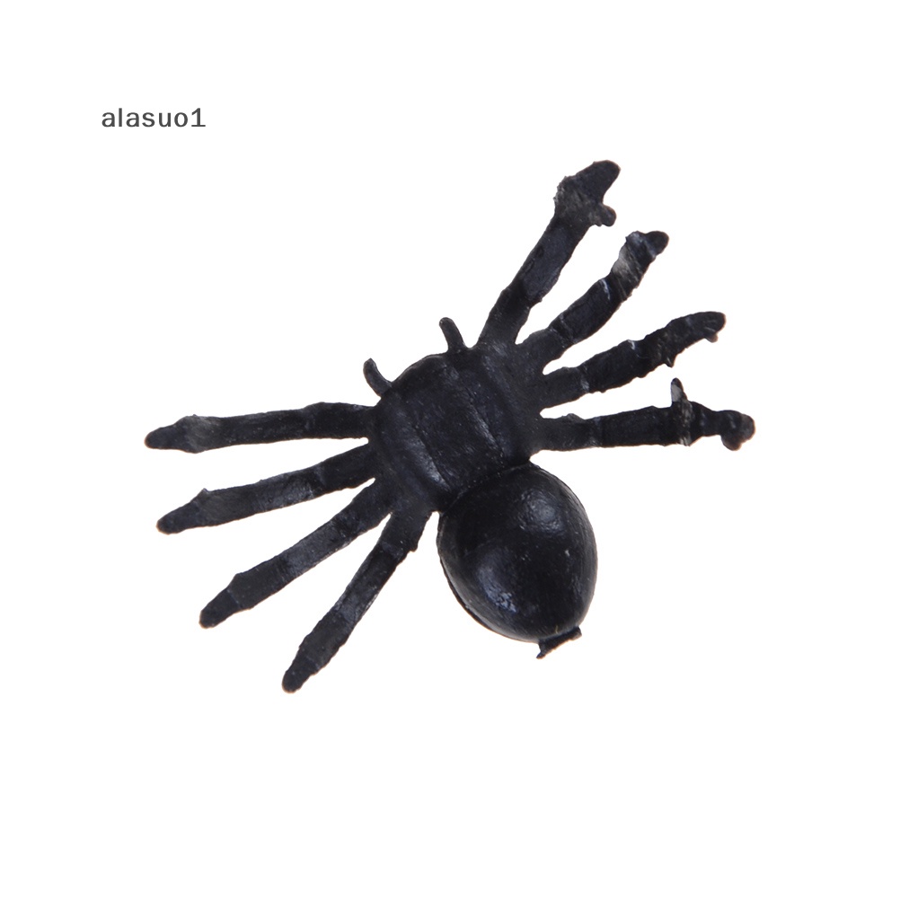 Set 50 Đồ Chơi Hình Nhện Giả Bằng Nhựa Màu Đen Vui Nhộn Dùng Hóa Trang halloween