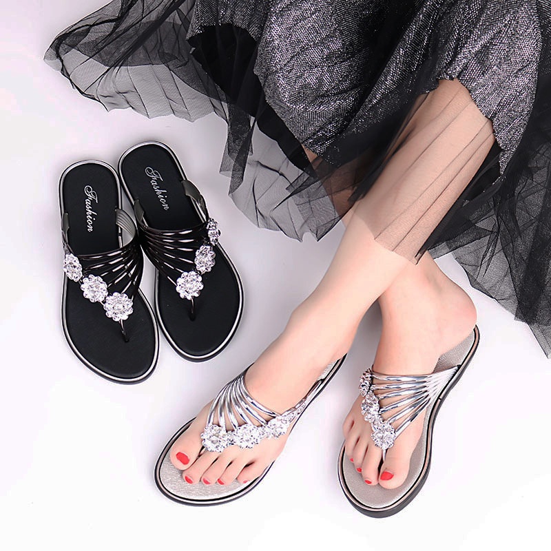 Dép Sandal Đế Bằng Thời Trang Mùa Hè Mới 2023 Cho Nữ