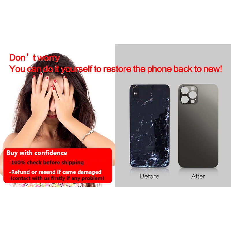 Nắp Đậy Pin Điện Thoại Mặt Kính Phía Sau Thay Thế Chuyên Dụng Cho iphone 14 14 pro 14 promax 6.7