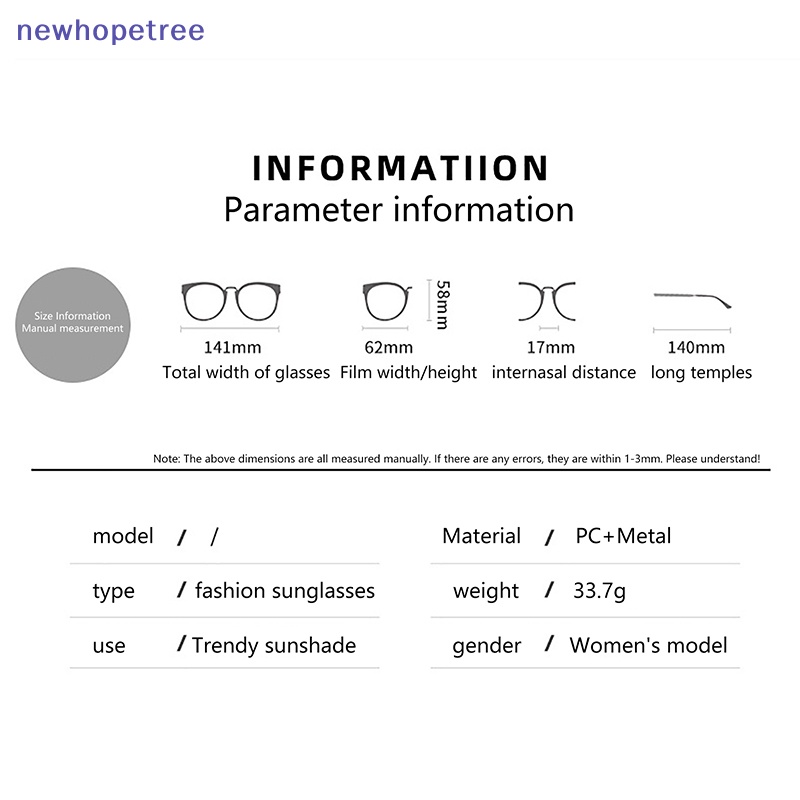 Novn Kính Mát Chống Tia uv Siêu Nhẹ Cao Cấp Thời Trang Mùa Hè Cho Nữ