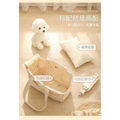 Túi Đeo Chéo Đựng Thú Cưng Cỡ Nhỏ Siêu Nhẹ Phong Cách Hàn Quốc