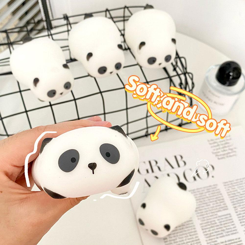 Đồ Chơi Nắn Bóp Đàn Hồi Giảm Stress Hình Gấu Trúc o0x4