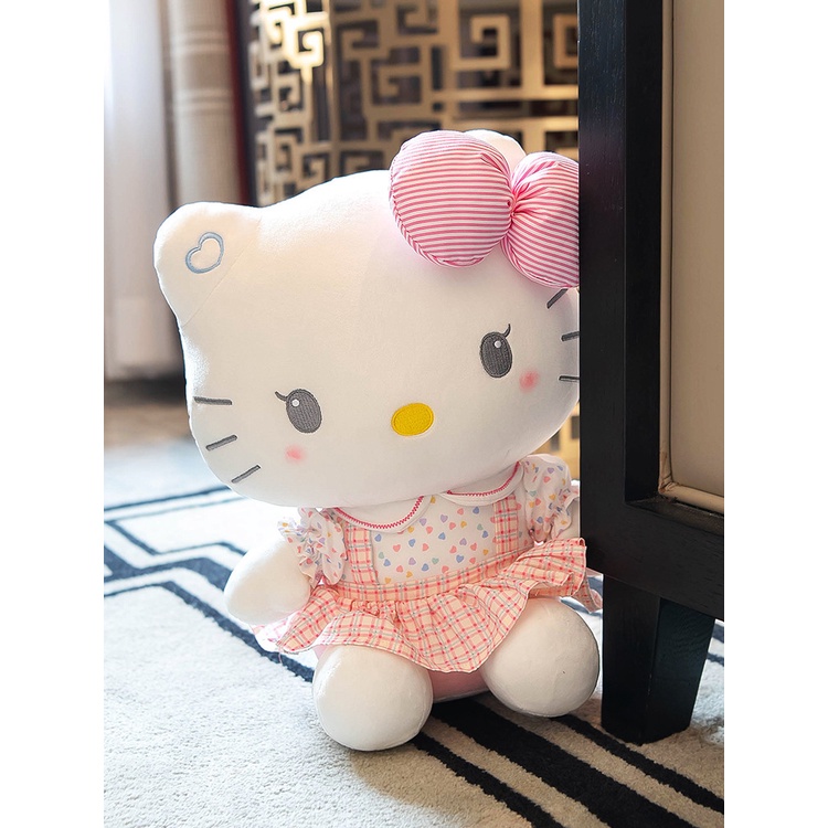 Dễ Thương Thú Nhồi Bông Hình Mèo Hello Kitty Đáng Yêu