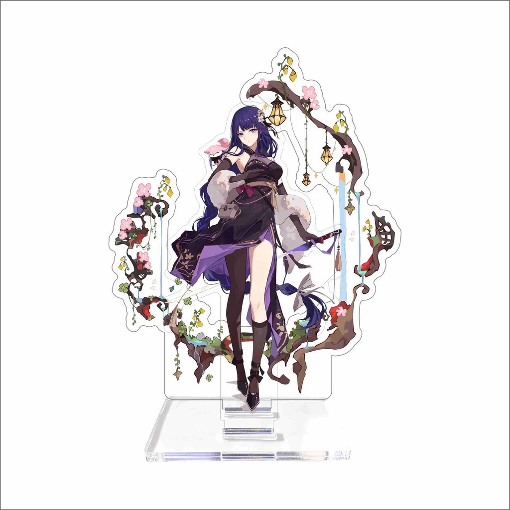 Mô hình Standee Genshin Impact Nahida Yae Miko Standing Collection Hu Tao Phụ kiện trang trí để bàn góc học tập