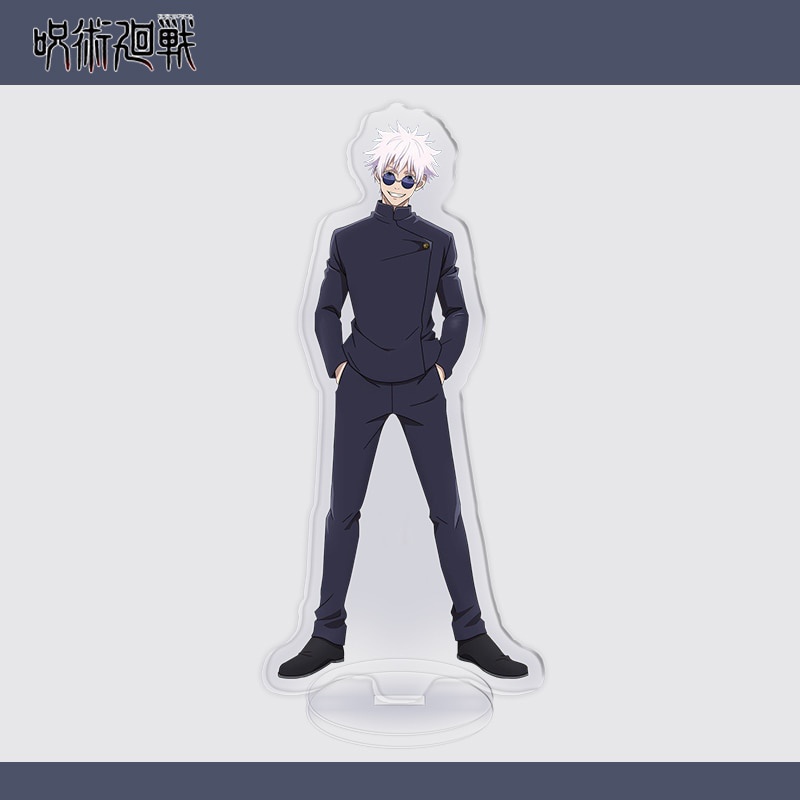 Mô hình Standee Cool Anime Jujutsu Kaisen Gojo Satoru Geto Suguru Inumaki Toge Acrylic in hình nhân vật 2 mặt rõ nét