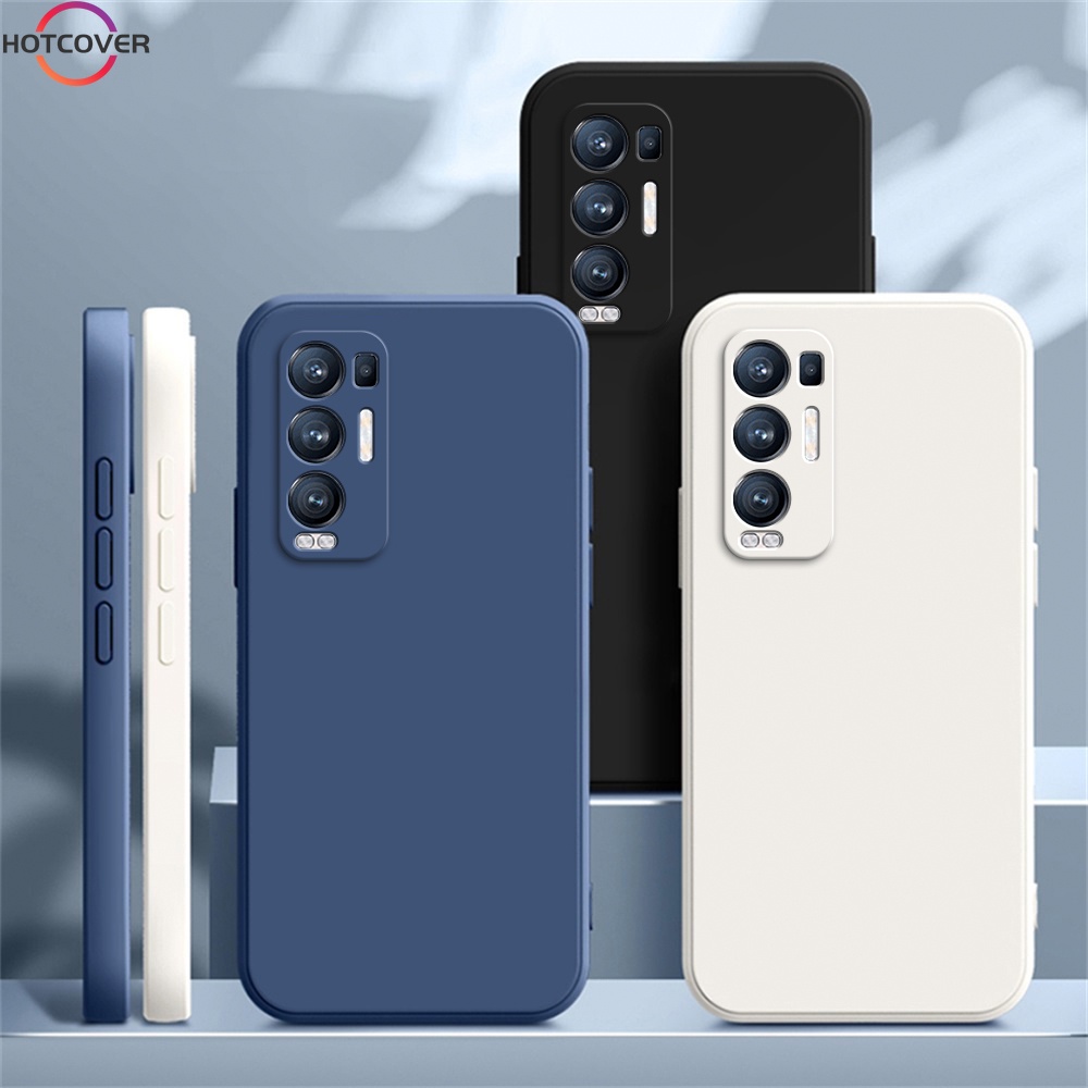 Silicone Ốp Điện Thoại tpu Silicon Mềm Dáng Vuông Màu Kẹo Cho oppo reno5 reno 5 pro plus 5pro + pro + 5k 5z 5g