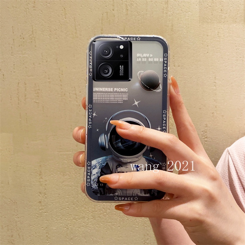 Ốp Điện Thoại silicone Trong Suốt Chống Rơi In Hình Phi Hành Gia Cho xiaomi 13t xiaomi 13t pro 5g 2023 xiaomi 13t pro 5g
