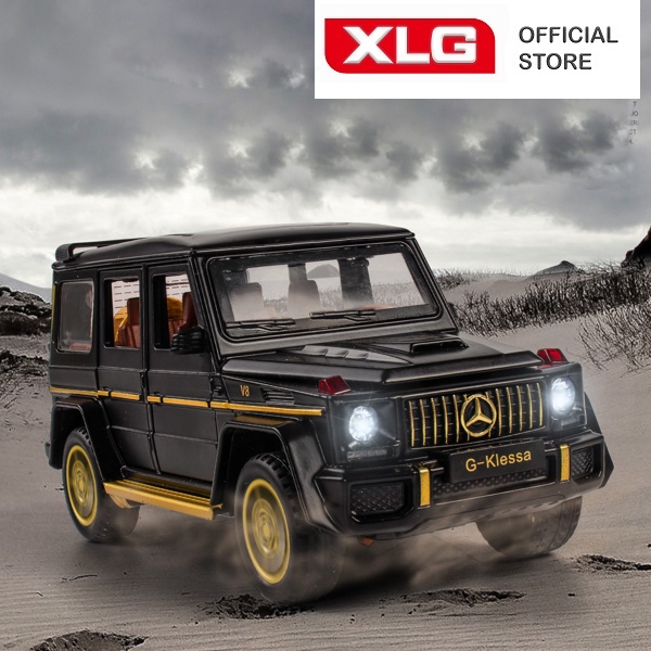 Mô hình xe Mercedes G63 AMG cao cấp bằng kim loại có đèn led âm thanh