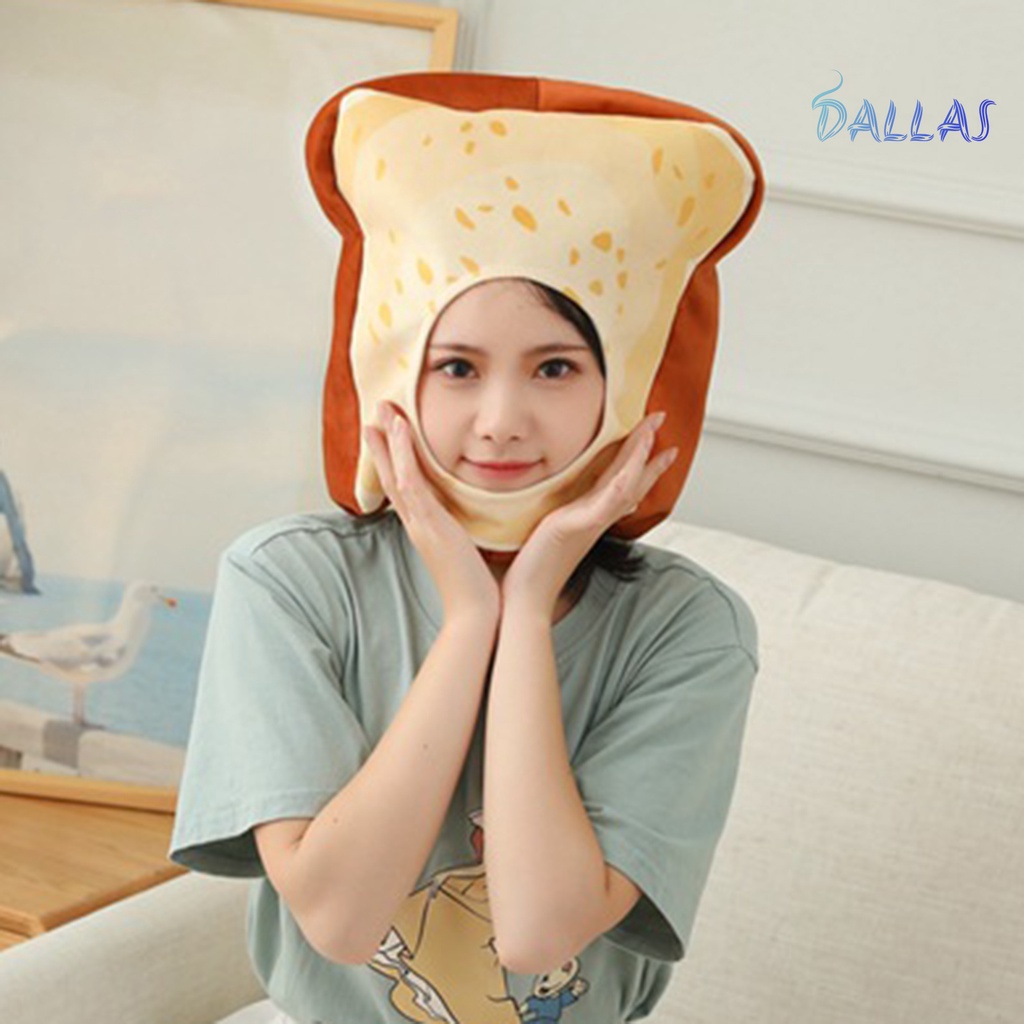 Mũ Nhồi Bông Mềm Mại Hình Bánh Mì / Bánh Mì / Gà Con Đáng Yêu Dành Cho Bé Ngủ