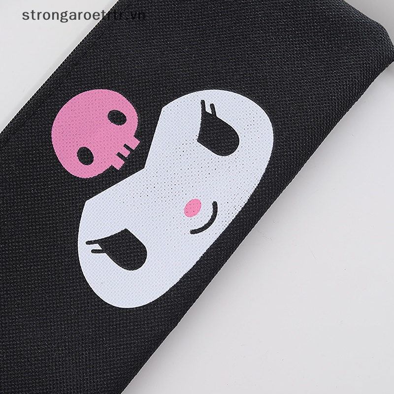 Bóp Viết Vải canvas In Hình kuromi cinnamoroll Dễ Thương