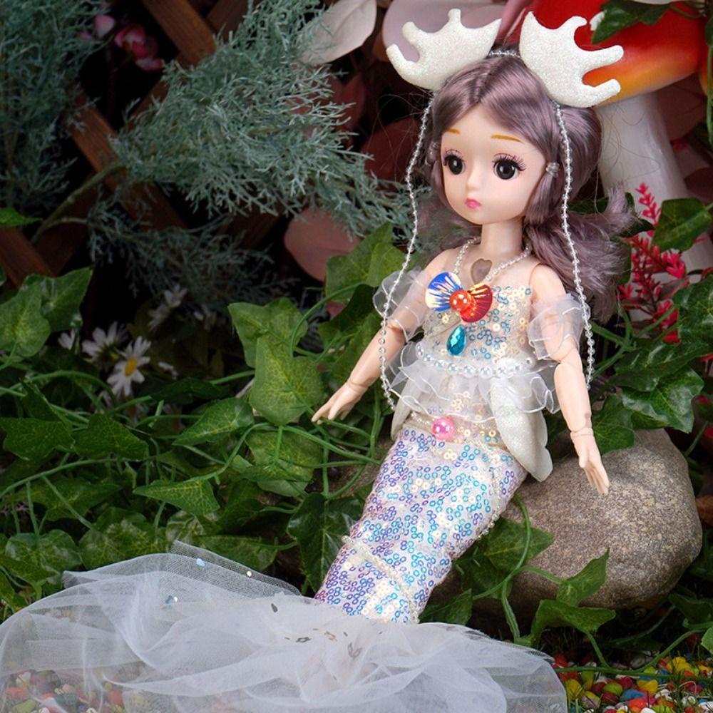 Mluck Búp Bê Nàng Tiên Cá Biết Hát Nàng Tiên Cá bjd Đang Bơi Lội Có Nhạc Dễ Thương