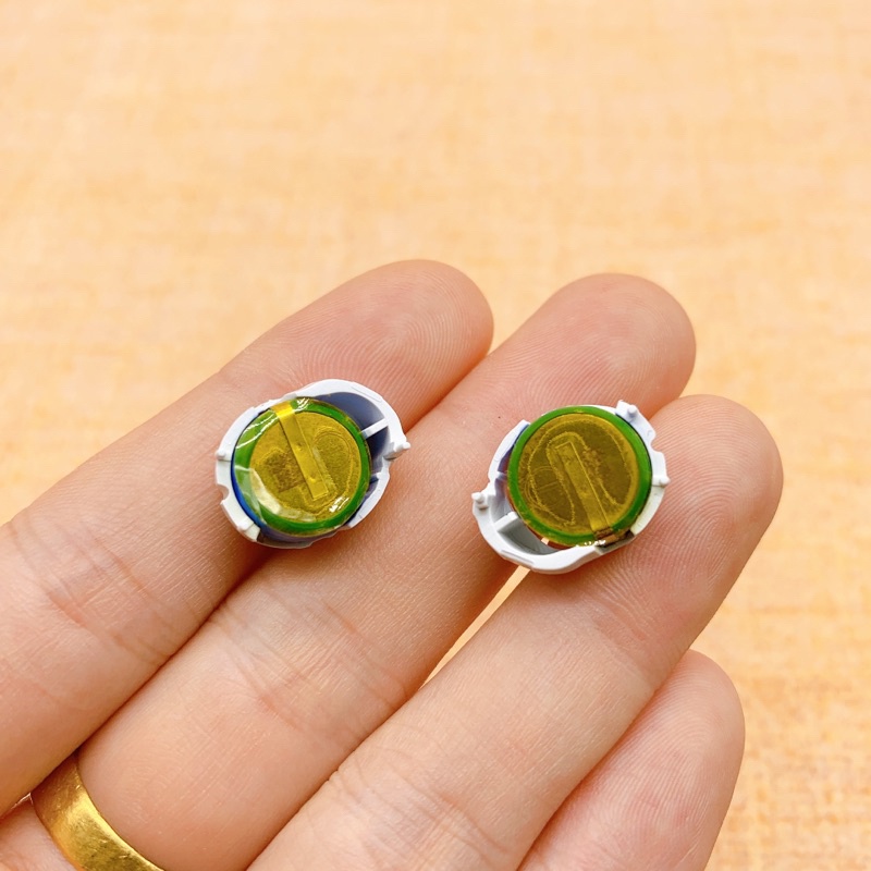 Pin nút Li-ion 3.7V 1254 60mAh  cho tai nghe Bluetooth TWS, có thể sạc lại được
