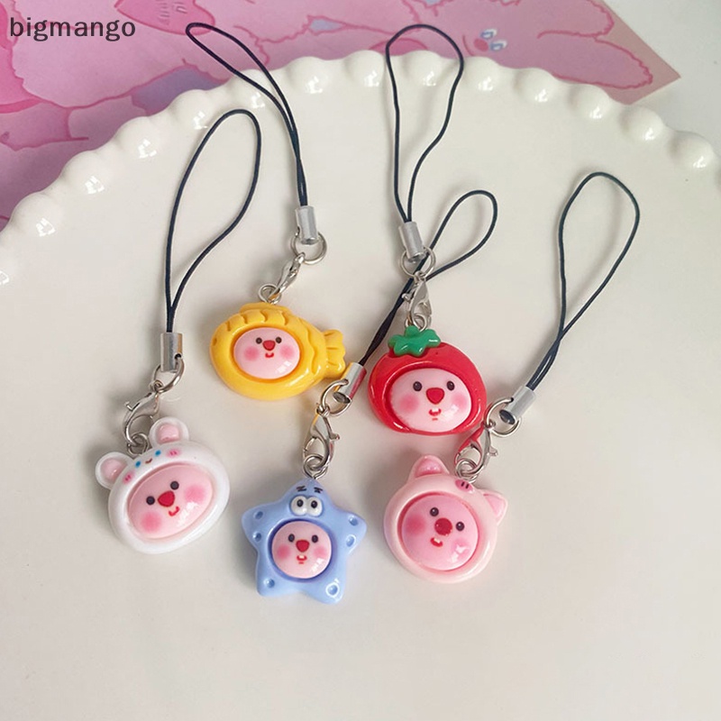 Dây Móc Điện Thoại / Chìa Khóa Họa Tiết Hoạt Hình bigmango kawaii