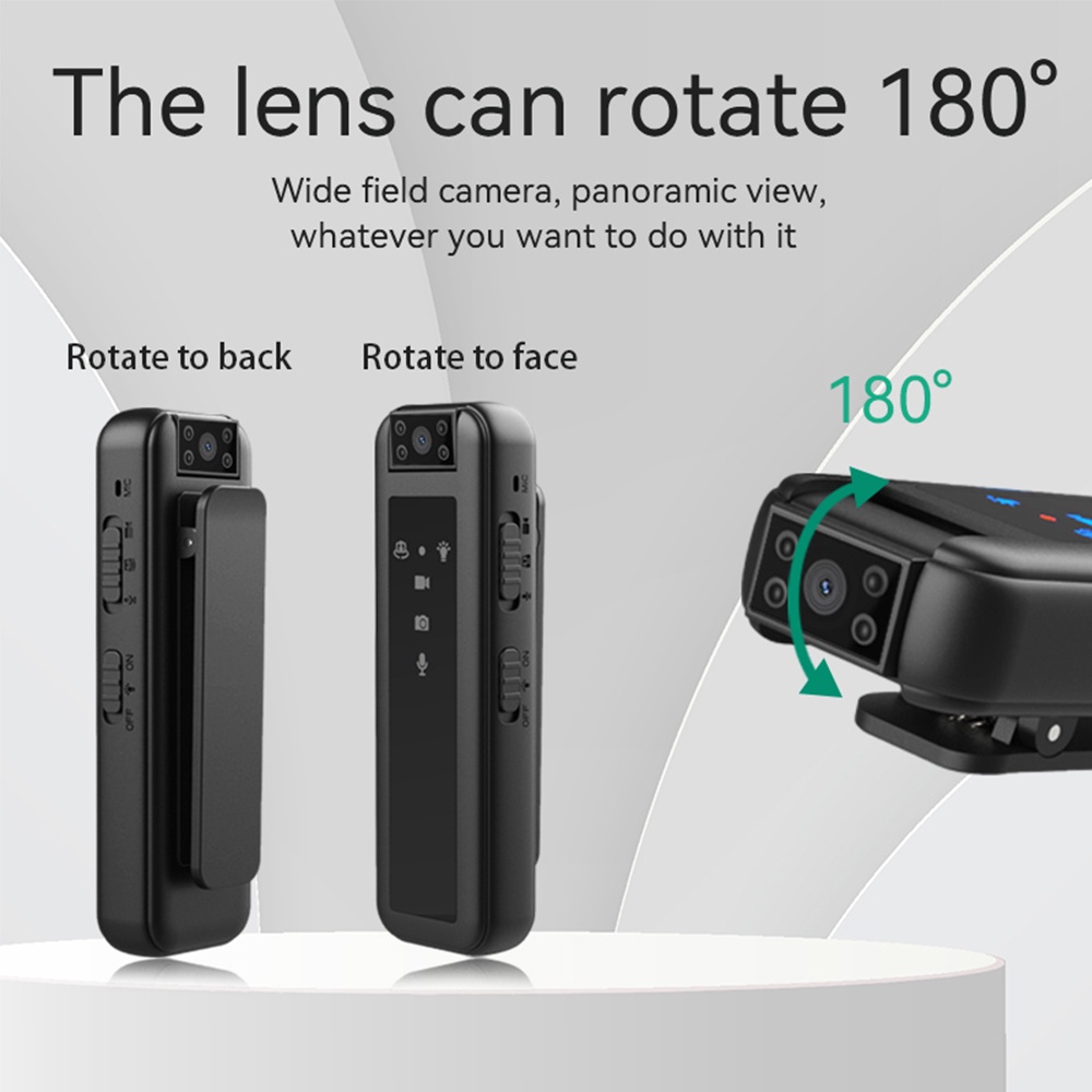Cctv camera Hồng Ngoại mini Độ Phân Giải Cao 1080p Hỗ Trợ Quay Ban Đêm 600mah