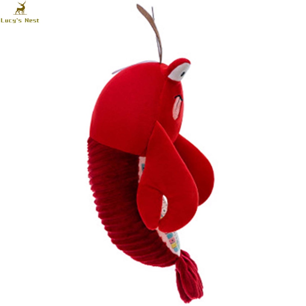 Kawaii Đồ Chơi Nhồi Bông Hình Tôm Sáng Tạo Dễ Thương