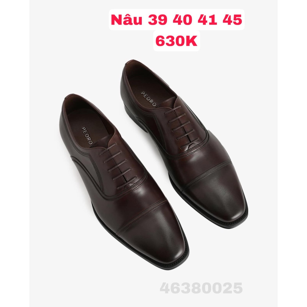 PEDRO Giày Âu giày Tây nam công sở da thật cao cấp - hộp sang trọng - PM1-46380025
