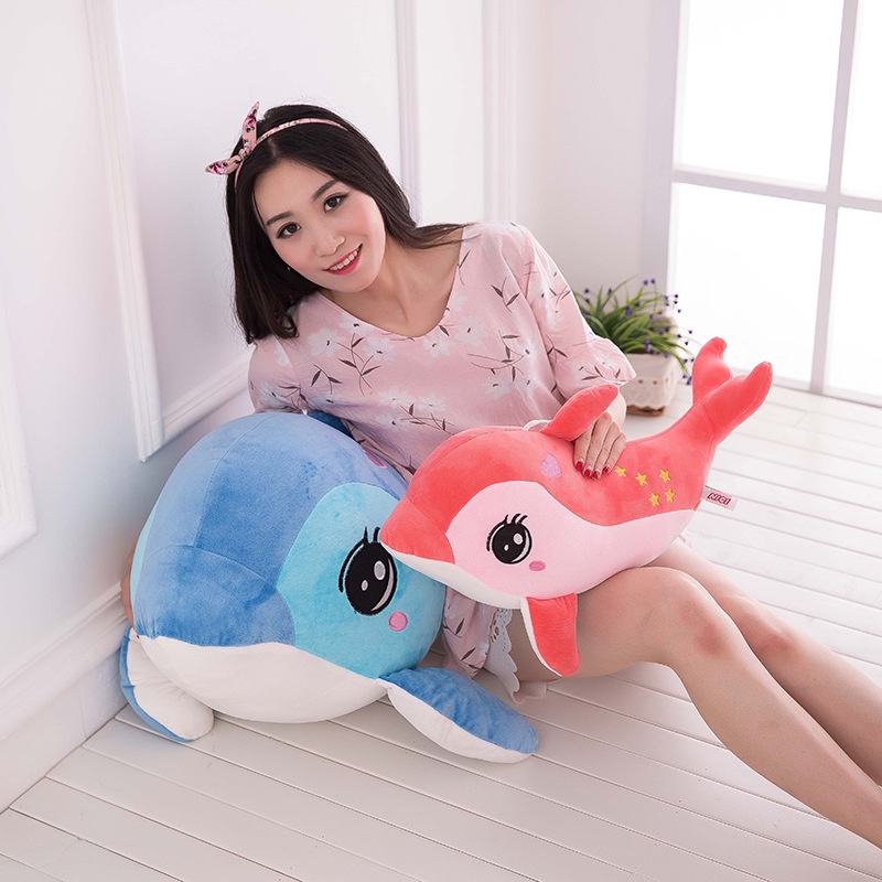 Dễ Thương Cá Heo Nhồi Bông Mềm Mại Đáng Yêu