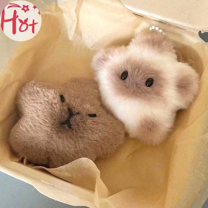 Móc Chìa Khóa Hình Búp Bê Nhồi Bông Mềm Mại Dễ Thương