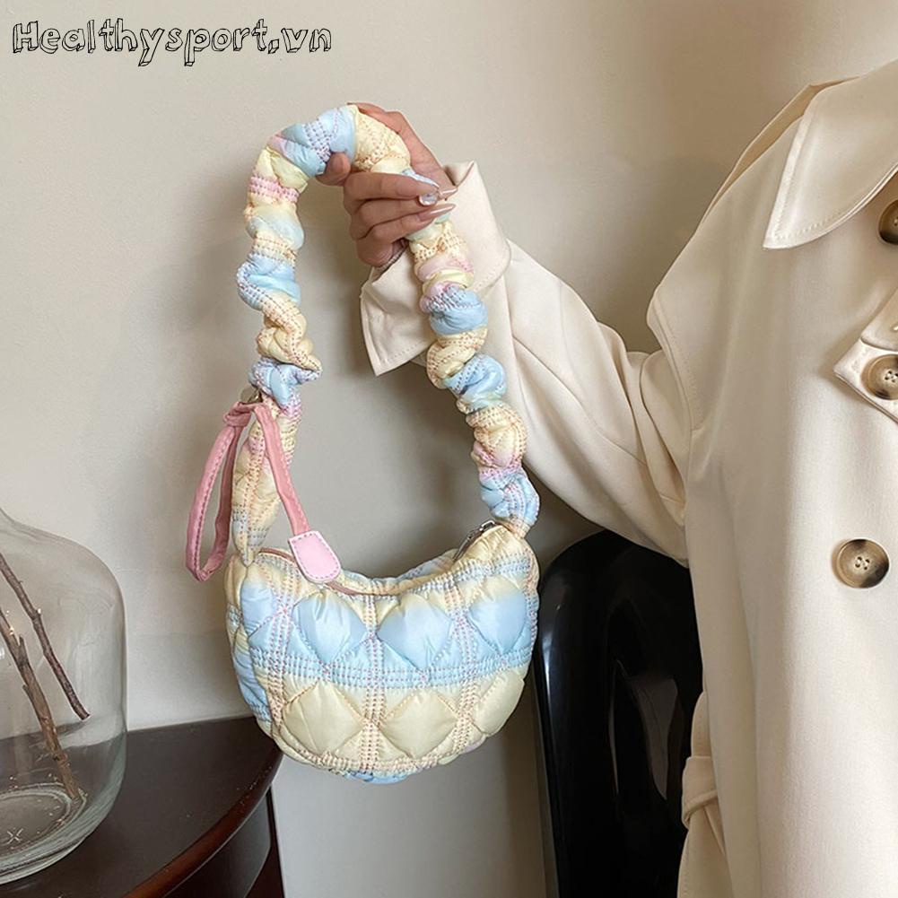 Túi Đeo Chéo Nhuộm Màu Thời Trang Hàn Cho Nữ