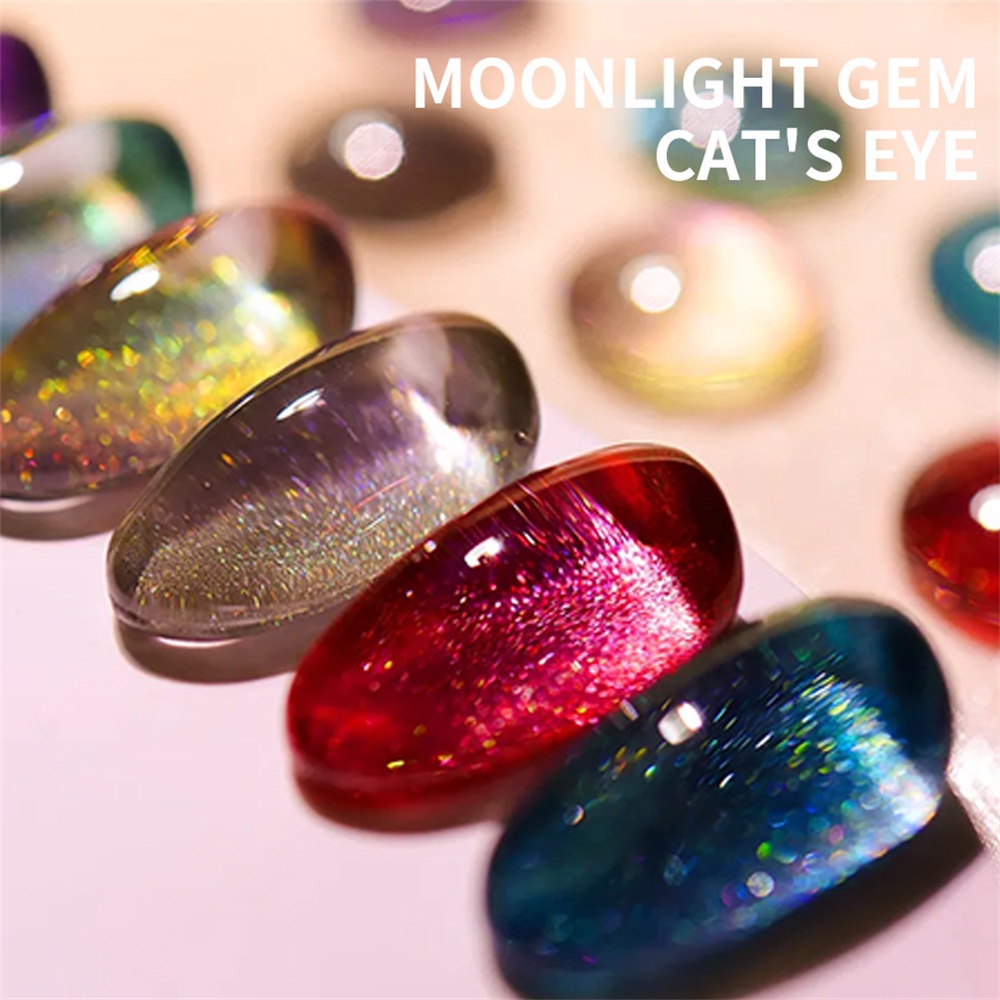 Xeijayi Moonlight Gem Cat Eye Nail Polish Người nổi tiếng Internet Siêu Flash Sơn móng tay mắt mèo rộng đa năng Thích hợp cho các tiệm làm móng 10ml qusl