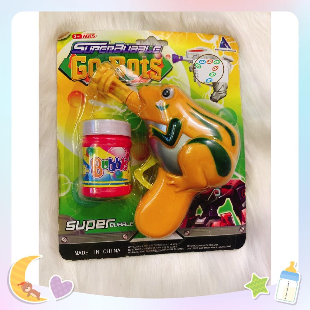 Đồ chơi Máy Thổi Bong Bóng Xà Phòng Hình Ếch Con