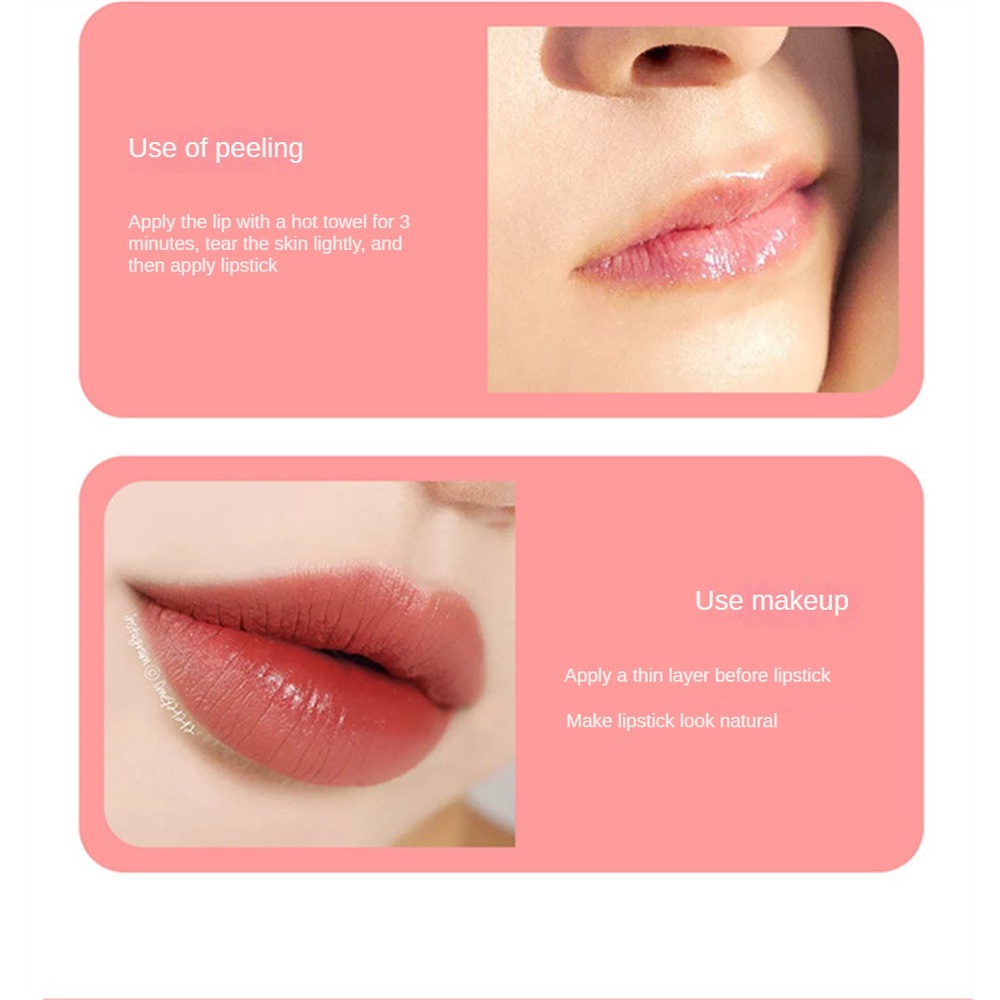 Son Dưỡng Môi Silk Vaseline Dưỡng Ẩm Vitamin E Dưỡng Ẩm Chống Khô Son Môi Dâu Tây JULYSTAR