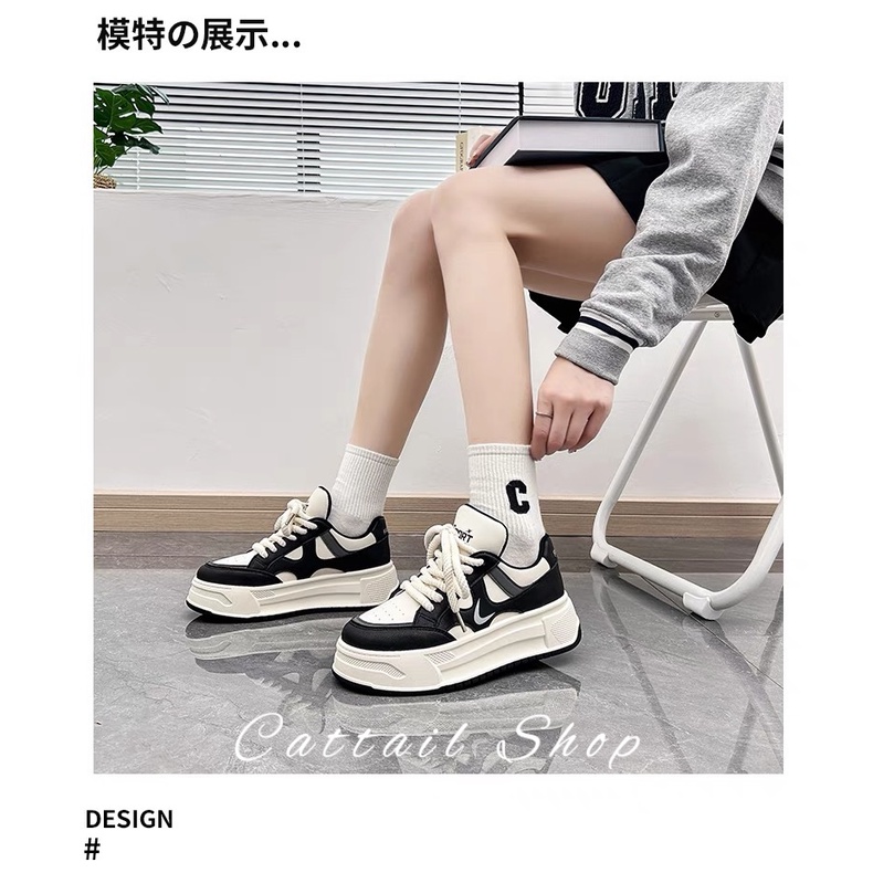 Cattail giày thể thao nữ giày sneaker nữ Thoáng Khí 2023 hot trend  Độ bền cao Năng động Đáng yêu Đẹp mắt FYD23A0DPY 42Z231019