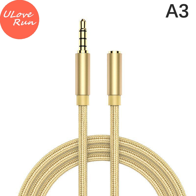 Uloverun Dây Cáp Nối Dài Tai Nghe 3.5mm Chất Lượng Cao vn