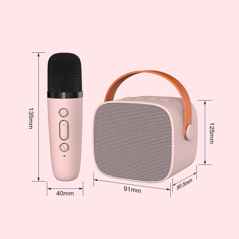 Karaoke Loa bluetooth Kèm mic Khuếch Đại Âm Thanh 3d cpkq