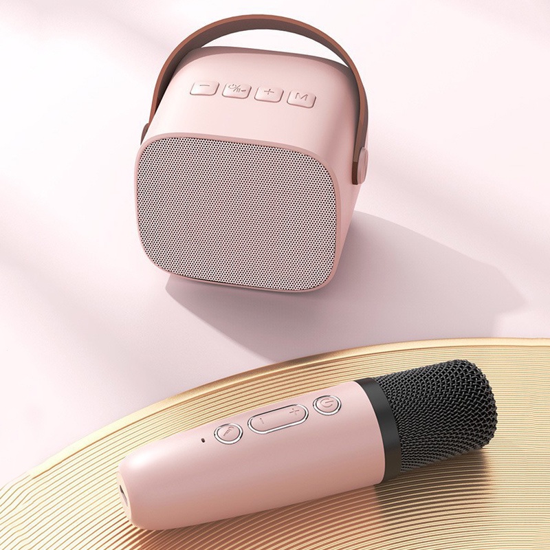 Karaoke Loa bluetooth Kèm mic Khuếch Đại Âm Thanh 3d cpkq