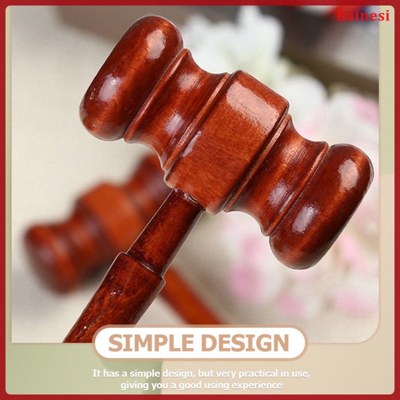 Judge Búa Gỗ mini Đồ Chơi Hóa Trang Thẩm Phán Cho Bé hainesi