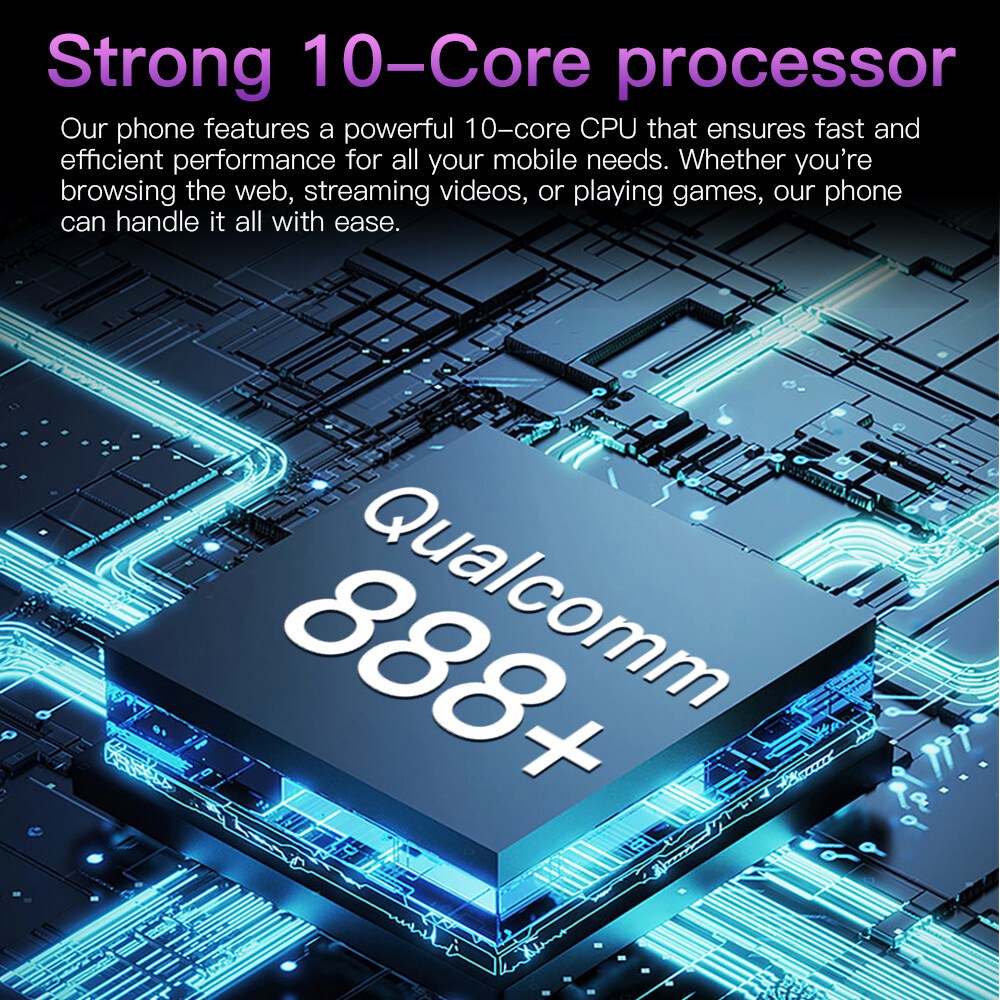 Điện thoại di động Giá rẻ Bán I14 Pro Max 100% 7.3inch Full HD 16GB+1TB Pin 8000mAh hỗ trợ thông minh 2 SIM 4/5G Android