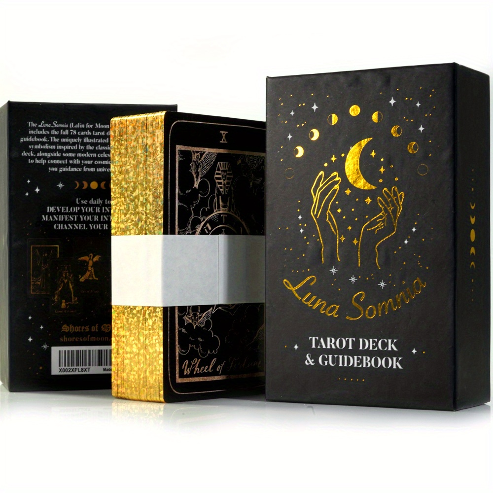Luna Bộ Bài tarot Mất Ngủ Kèm Thẻ Bài Giấy Kích Thước Khác Nhau