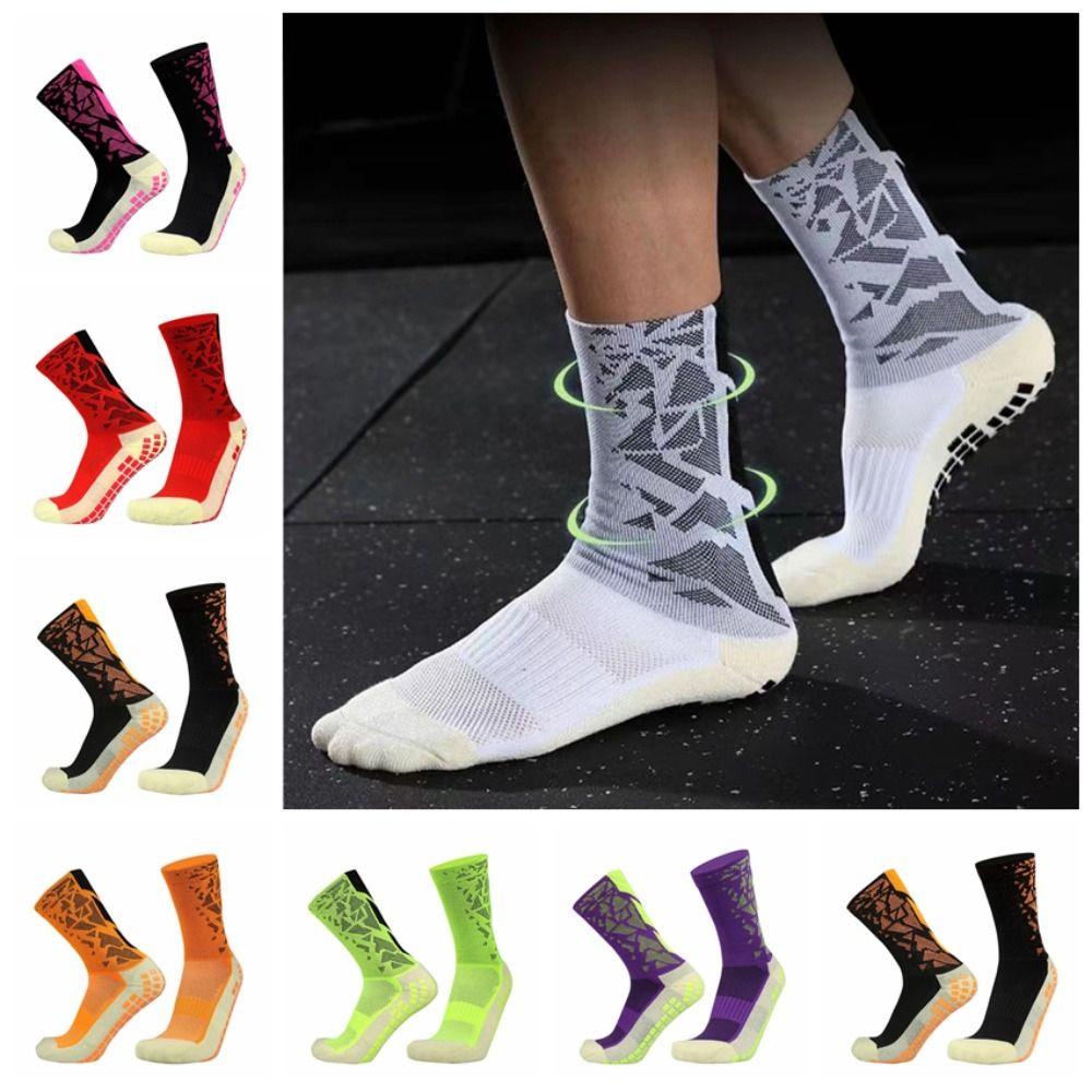 Bliss 1 Đôi Vớ Đá Bóng / Đá Bóng / tennis Đế silicone Dày Thoáng Khí