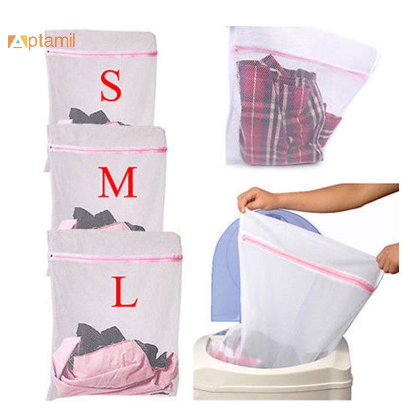 Túi Lưới Giặt Đồ Lót / Vớ / Đồ Lót 3 Kích Cỡ Tiện Dụng Cho Máy Giặt
