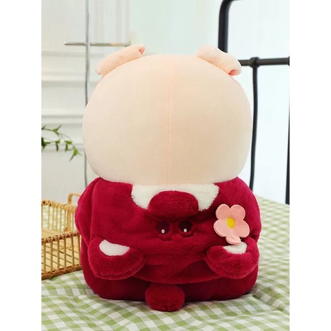 Gấu Lena Lợn Bú Bình Sữa Cute Kích Thước 35-70cm - Thingkids