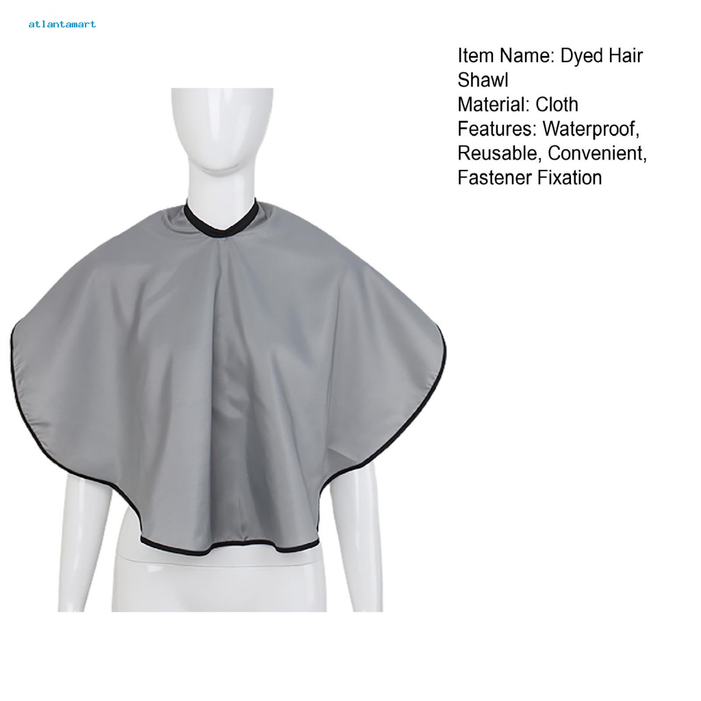 Cá Tuyết Mã Hóa| Áo Choàng Nhuộm Tóc Làm Đẹp Không Thấm Nước Có Thể Tái Sử Dụng Không Thấm Nước Nhanh Chóng Cố Định Làm Đẹp Cho Người Da Ám Men Phương Tây Á Ánh Sáng Mua Sắm