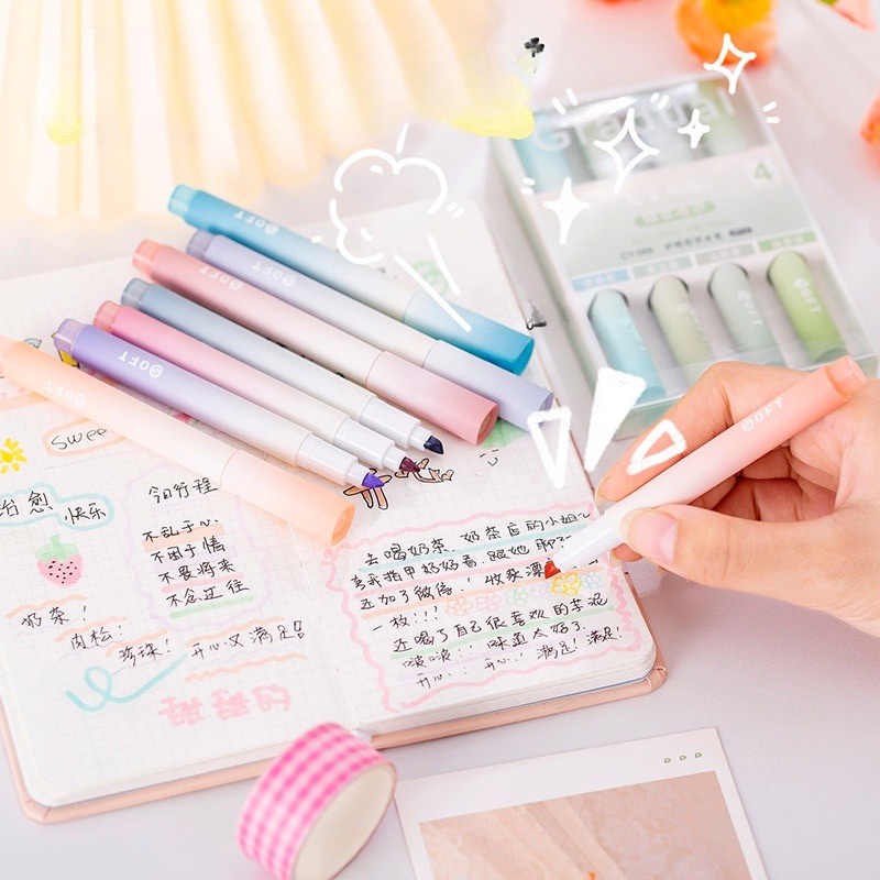 Màu Sắc Bút Đánh Dấu Thay Đổi Màu graffiti Cho Học Sinh / Văn Phòng