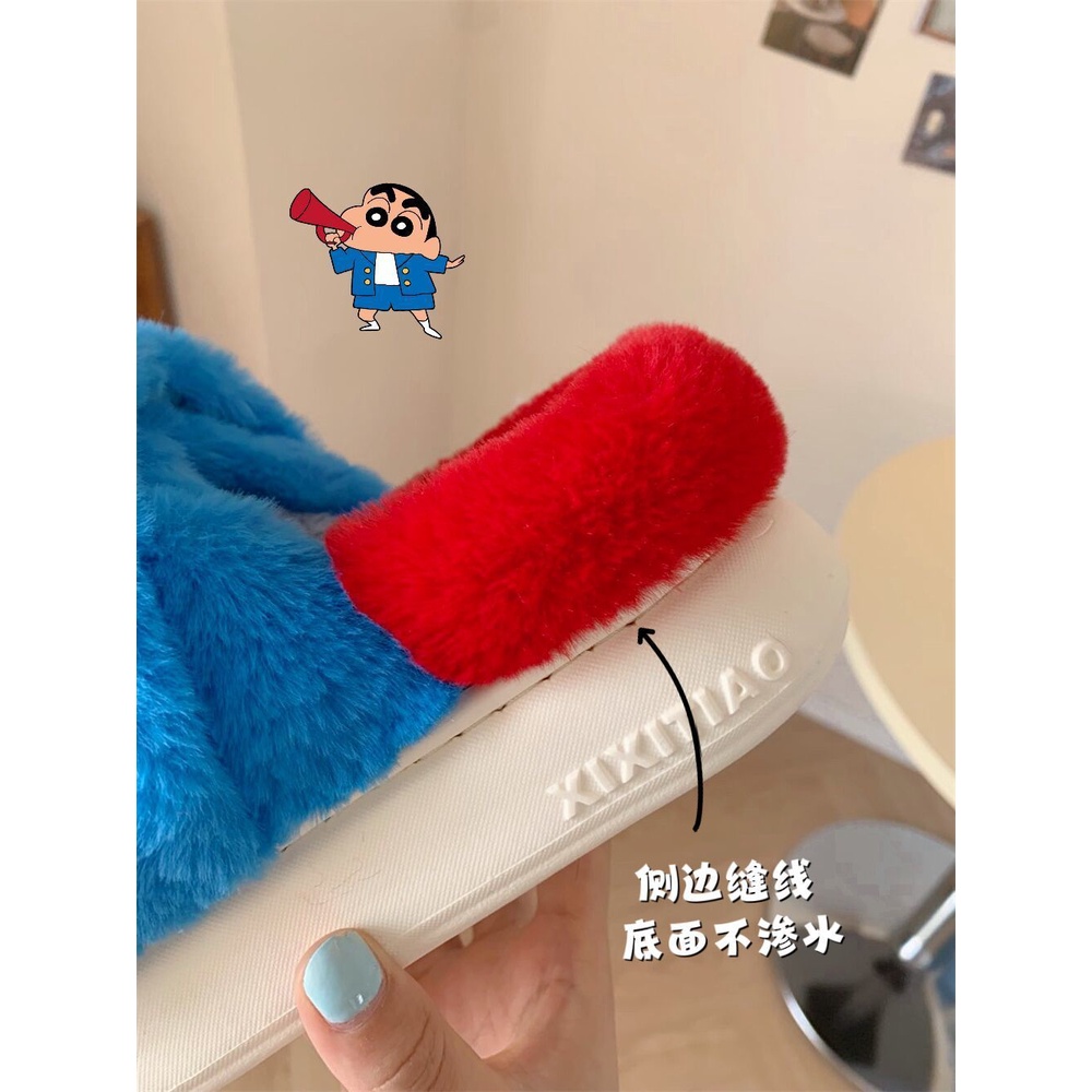 Dép Bông Đi Trong Nhà Chống Trượt Hình shin-chan Đáng Yêu