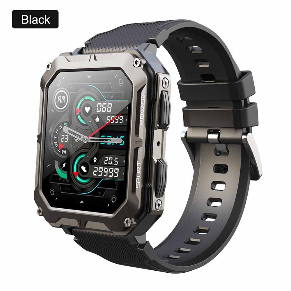 Smart Watch For Men Fitness Tracker IP68 Waterproof Smartwatch Men Outdoor Bluetooth Call Watch