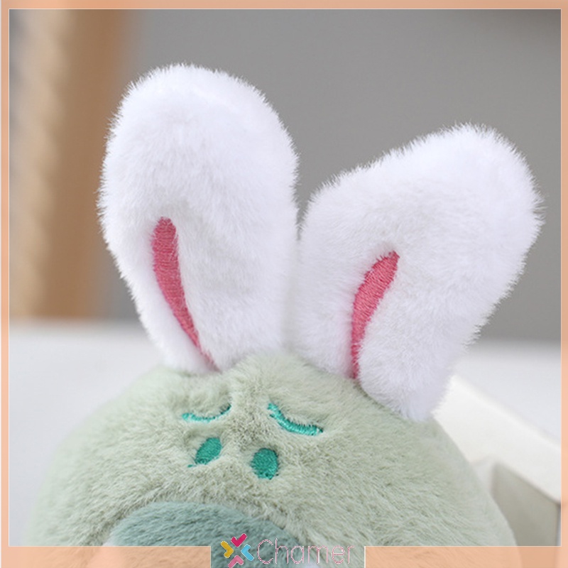 Móc Khóa Thỏ Bông Mềm Mại Dễ Thương Phụ Kiện Chìa Khóa Xe Hơi Quà Tặng Cho Bạn Gái