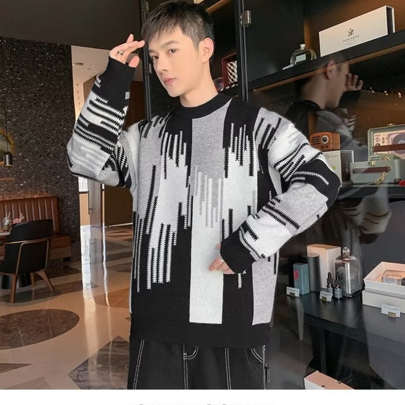 Áo sweater Dệt Kim Dày Dặn Thời Trang Hàn Quốc 2023 Cho Nam