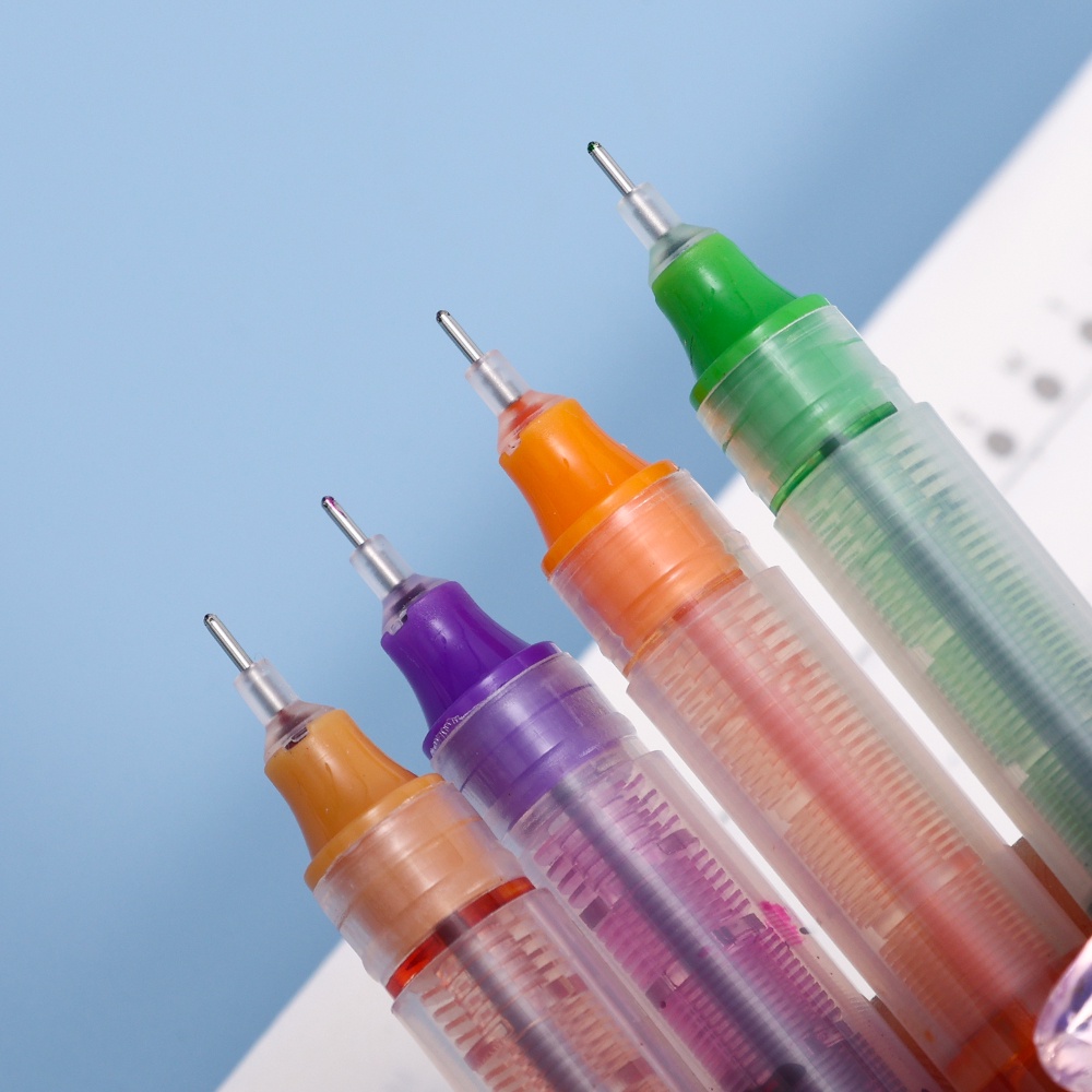 Bút Bi gel Ngòi Bút 0.5mm Khô Nhanh Nhiều Màu Sắc