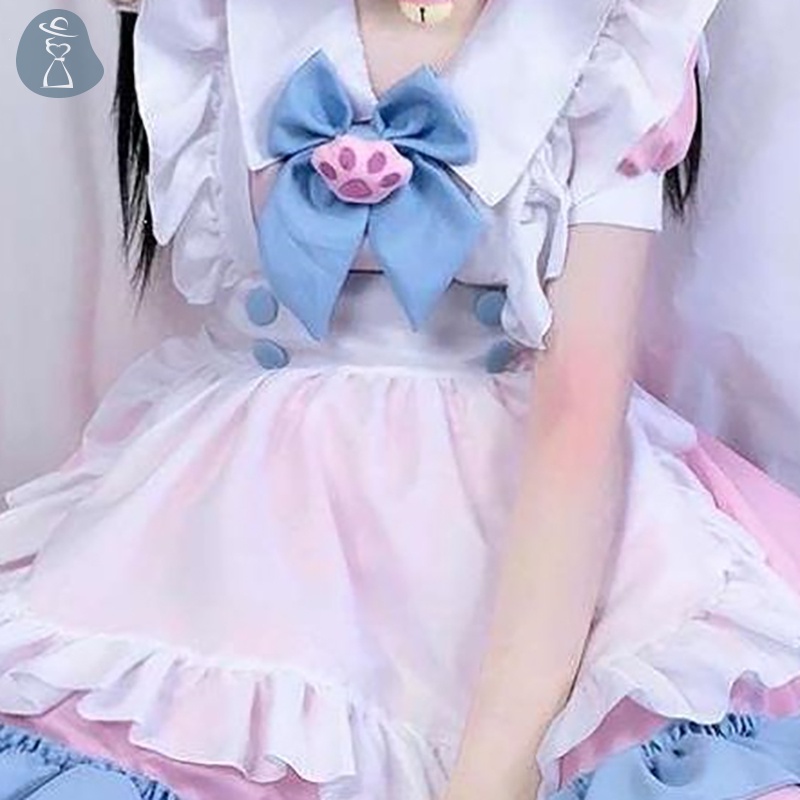 Bộ Đồ Hóa Trang Cô Hầu Gái Gợi Cảm plus size lolita