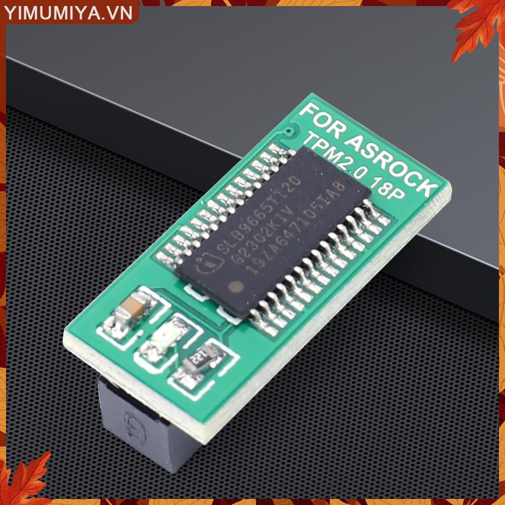 ☼Yimumiya ☼ Mô-đun Bảo Mật mini tpm 2.0 Cho asus / asrock / gigabyte / msi