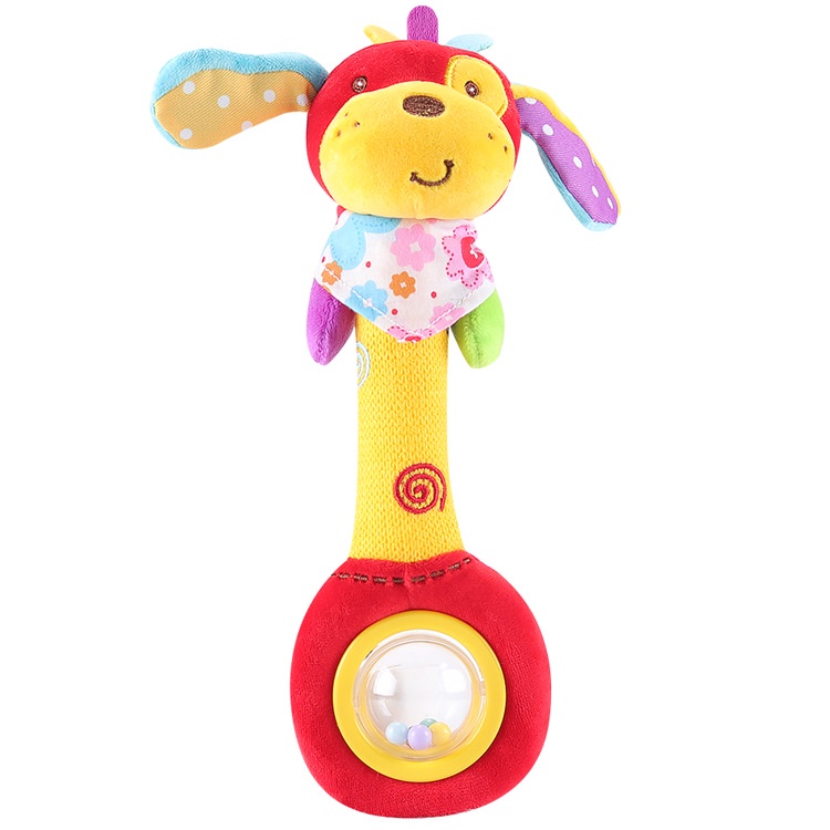 Đồ Chơi Lục Lạc Lắc Tay Hình Thú Nhồi Bông Mềm Mại Đáng Yêu Cho Bé