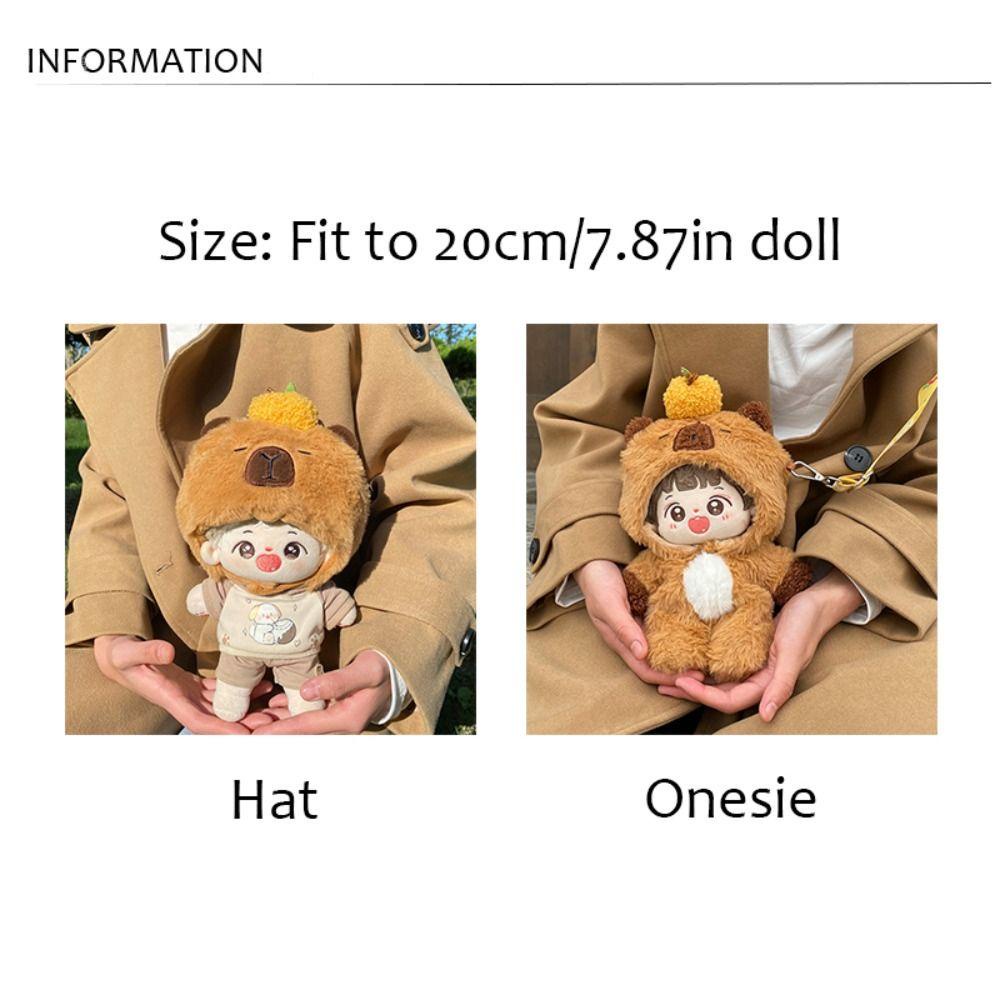 Búp Bê Nhồi Bông capybara 20cm Bằng cotton Mềm Mại