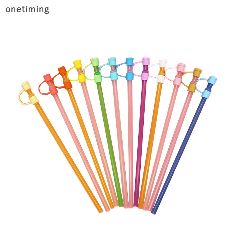 Ocvn Set 10 Nắp Đậy Ống Hút Bằng Silicon Chống Bụi Có Thể Tái Sử Dụng