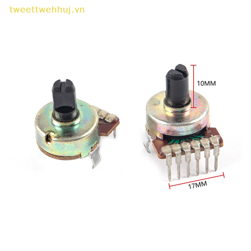 Set 2 Chiết Áp Khuếch Đại Chiết Áp 161 Trục Bán Nguyệt 50k b503 6pin vn
